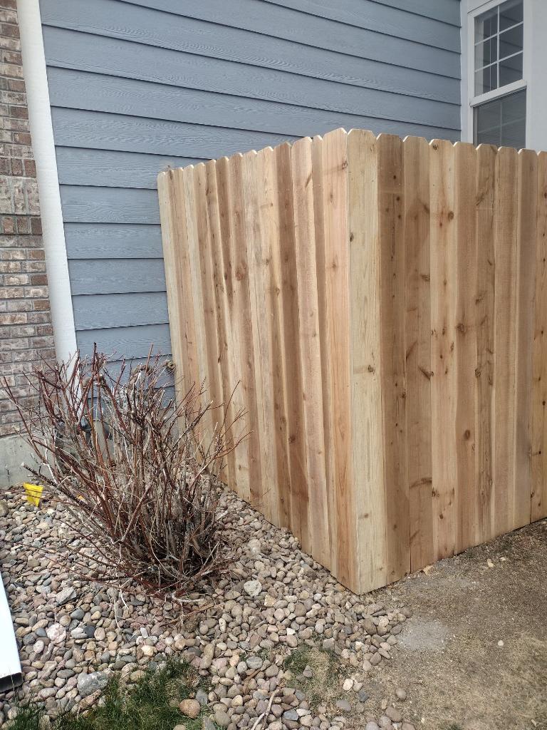 Wooden Cedar Fence