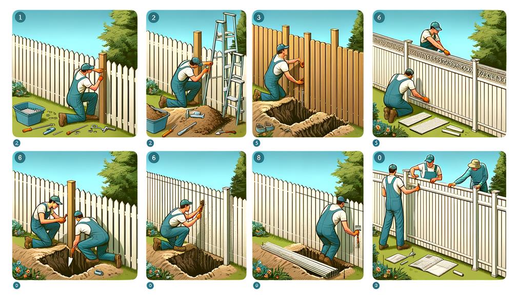 vinyl fence construction guide