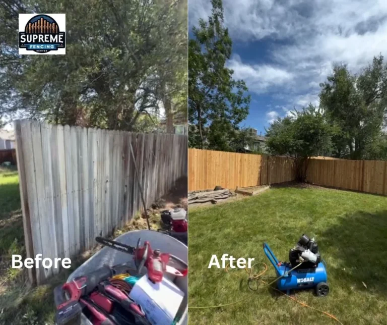Supreme Fencing Denver LLC 10 Wood Privacy Fence installtion