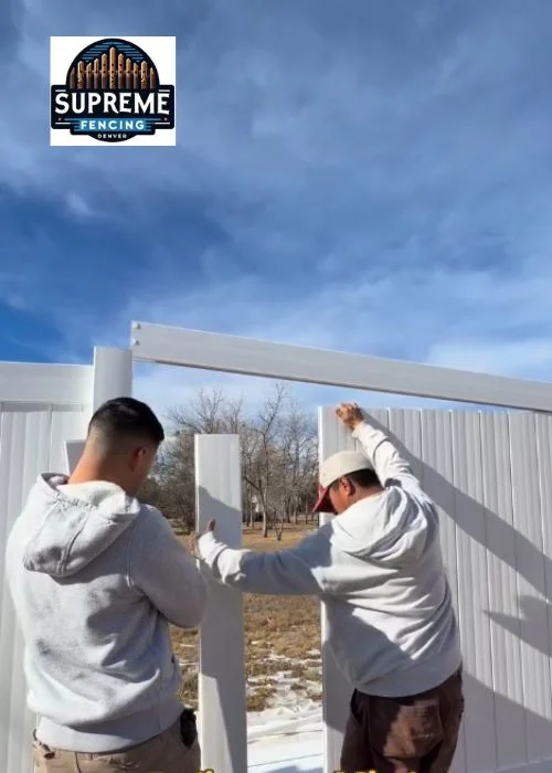 Supreme Fencing Denver LLC 6 fence assembling by supreme fencing denver